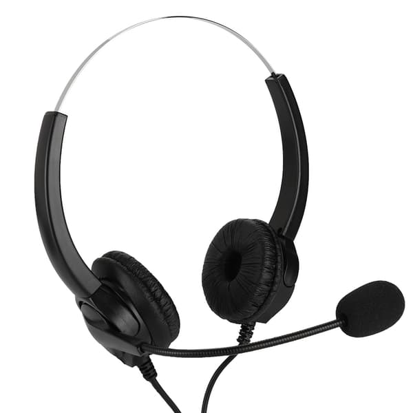 VH530D‑USB Call Center Kundeservice Headset Håndfrit Hovedmonteret Hovedtelefon til PC Computer
