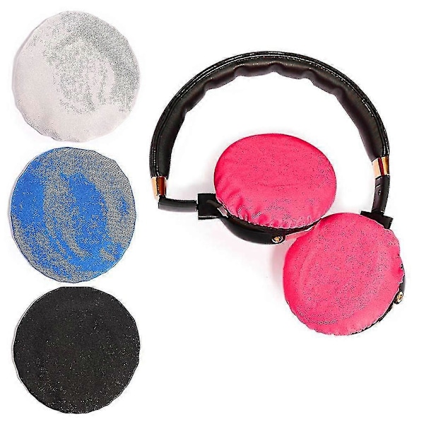 Stretchig Tvättbar Öronkåpsskydd Hörlurs Dammtätt Skydd För De Flesta On-ear Hörlurar Inom 6-9/9-11cm Öronkuddar En Himmelsblå Stor