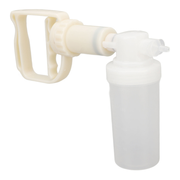 Handhållen manuell sugpump bärbar transparent vakuumhandhjälpsugpump för andningsproblem