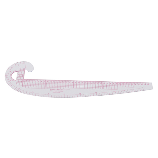 58 cm 6501 böjd linjal hög precision transparent kropp plast böjd linjal sömnad för sömnadsmönsterdesign
