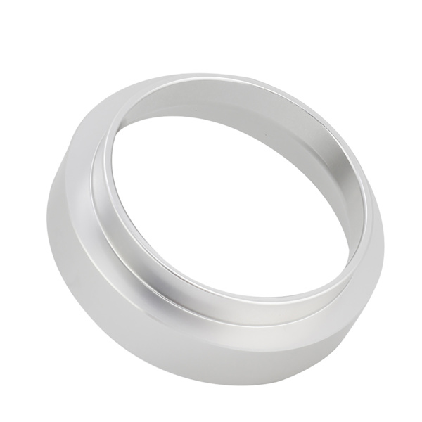 58 mm aluminium universal kaffedoseringsring Trattbyte tillbehör för kaffebryggare (silver)
