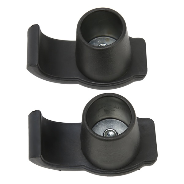 1 par Walker Ski Glides Gummi Sikkerhed Flytning Forhindrer Slip Coaster Ski 33 mm ydre diameter