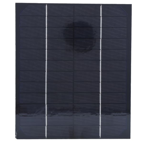 6W 12V Monokrystallinsk Silicium Solpanel Udendørs til DIY Batterilader Strømforsyning