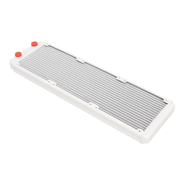 Vattenkylning Kylare 18 rör Aluminiumlegeringsflänsar G1/4 gängade Värmeväxlare Kylare för dator CPU