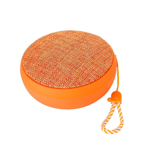 Trådlös Bluetooth -högtalare med mikrofon, stereoljud, IP67 Dammtät, Aux, trådlös stereohögtalare för hem, utomhus, resor – orange