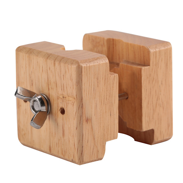 Professionell Trä Watch Case Hållare Block Vise Clamp Movement Reparation Watchmaker Tool