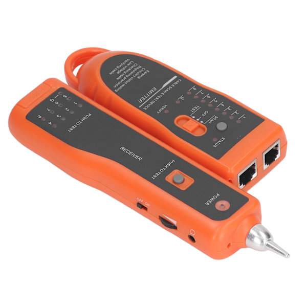 Tråd Finder med Øretelefon Multifunksjonell Nettverkslinjelokalisator RJ11 RJ45 Telefonkabeltester