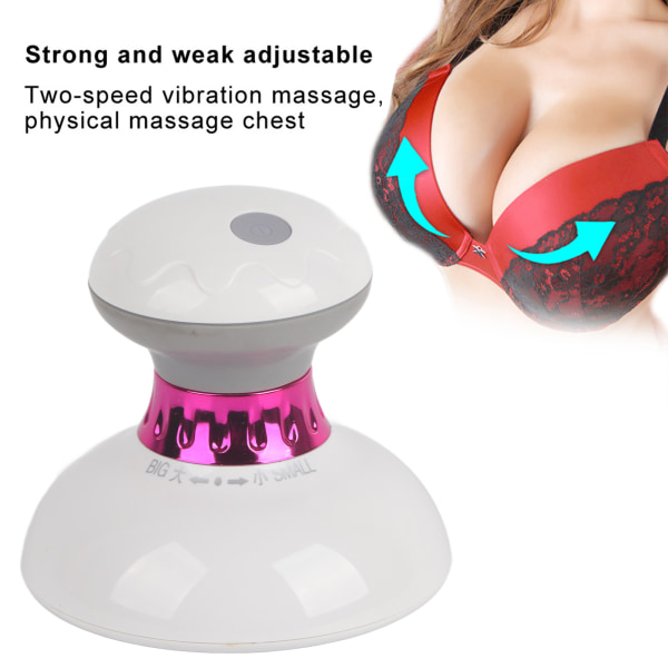 Elektrisk kvinna Bröst Massager Byst Förstoring Lyft Bröstmassage Stimulator