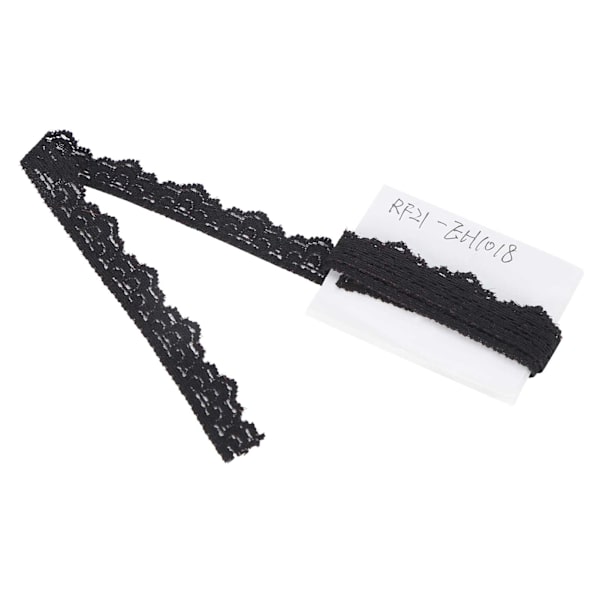 Spetsband Enkelsidig Våg Presentförpackning Dekorativ Kant Sytillbehör 1cm Bred 10 Yards Lång