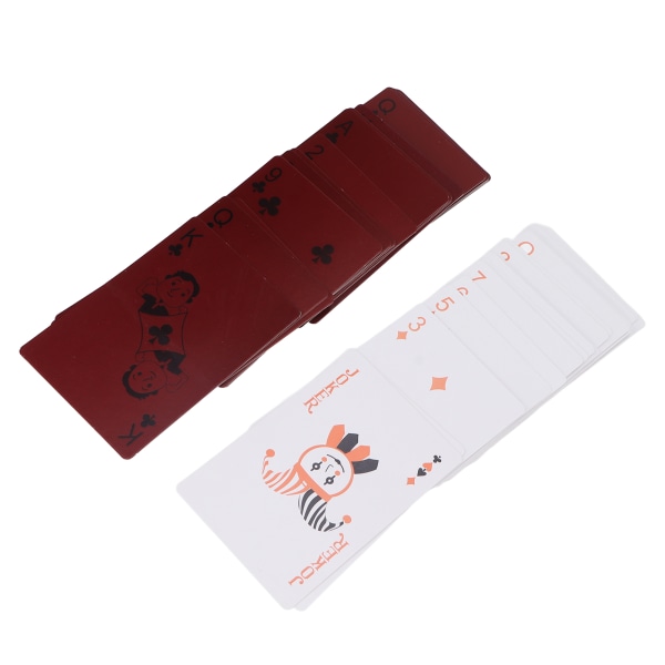 54 stk Colorblind Correction Poker Card Interessant rød grønn farge papirmateriale Spillekort for amblyopia trening