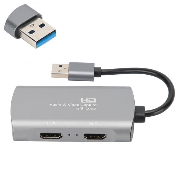 Z31 1080P ljudvideofångstkort HDMI/F till HDMI/F+ USB2.0/M stöder lokal loop out