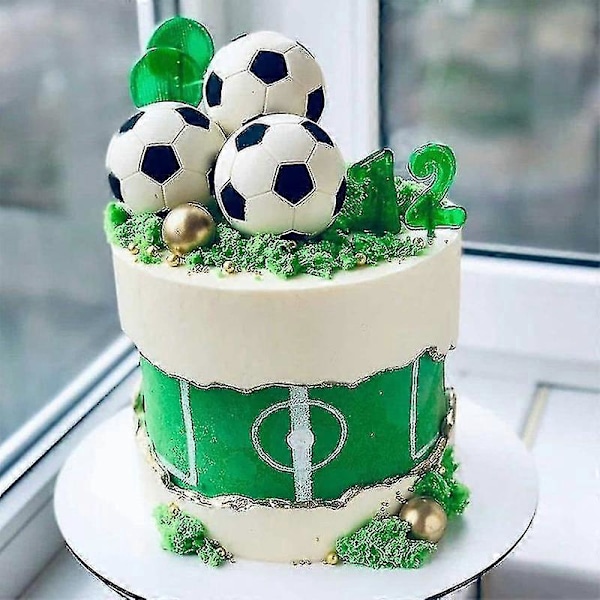 Lasten Koripallo Jalkapallo Teemajuhla Cupcake Topper - Hyvää Syntymäpäivää Kakun Koriste Lippu koripallo 2