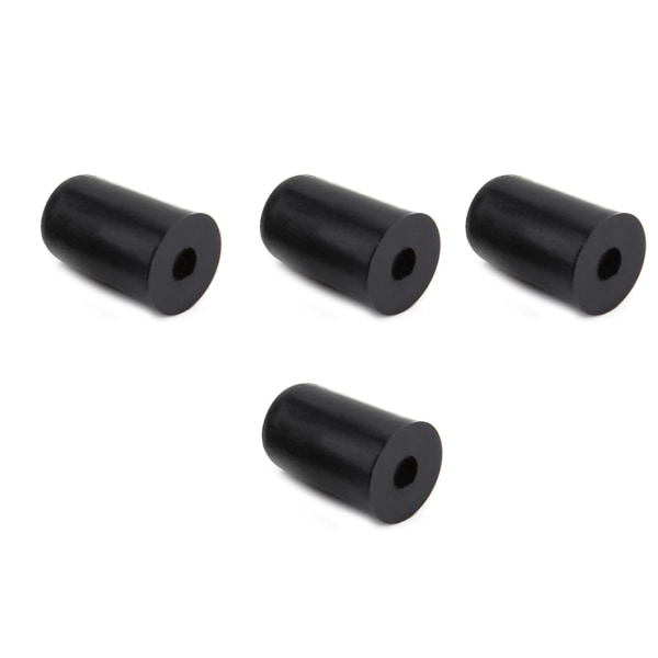 4st svart gummispets för cello Endpin NOn Slip Cap Instrumentskydd