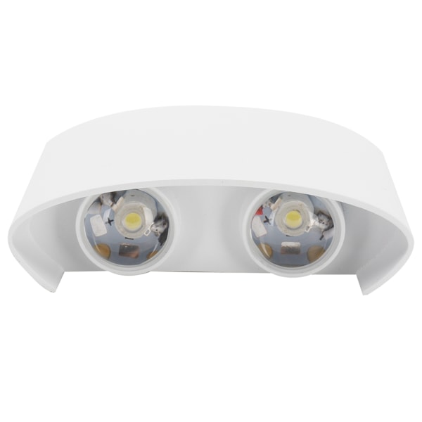 4LED 4W vegglampe IP65 vanntett industrilys for gårdsgang AC85-265V hvitt lys