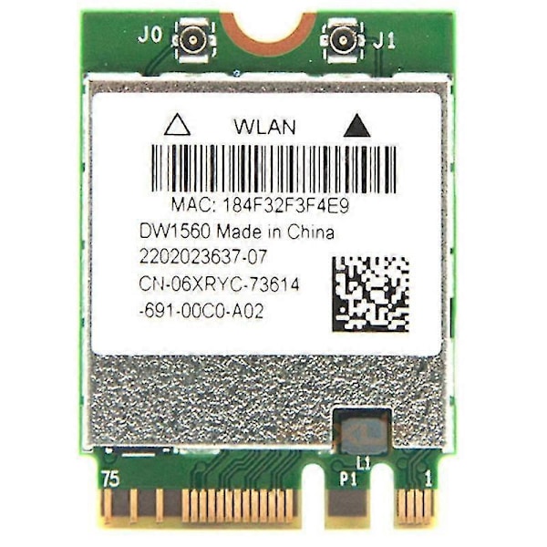 BCM94352Z DW1560 M.2 Wifi -sovitin Langaton kortti 1200Mbps 802.11Ac 2.4Ghz/5G Bluetooth 4.0 NGFF-kortti, yhteensopiva OS:n kanssa