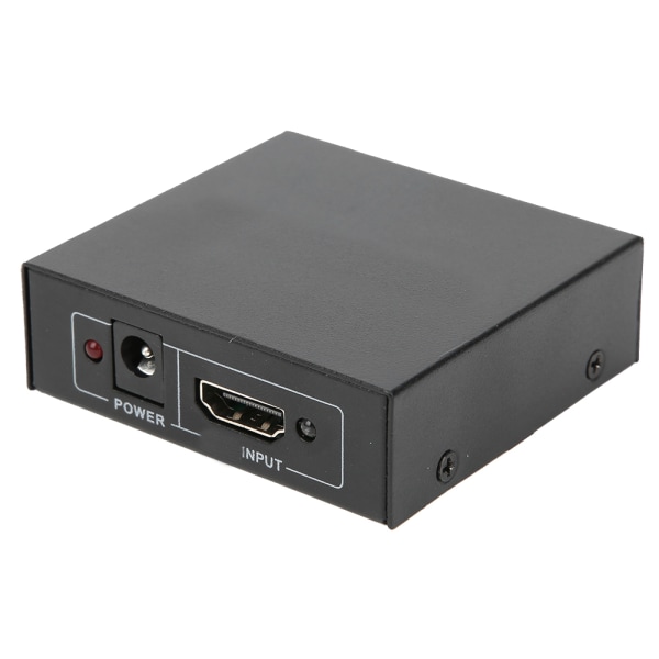 HDMI Splitter High Definition Video Switcher 1 In 2 Out 100‑240V Connect Audio ReceivingEU