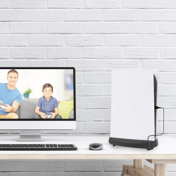 2 i 1 kjølebrakett med 2 kjølevifter og 3 USB-porter kompatibel for PS5
