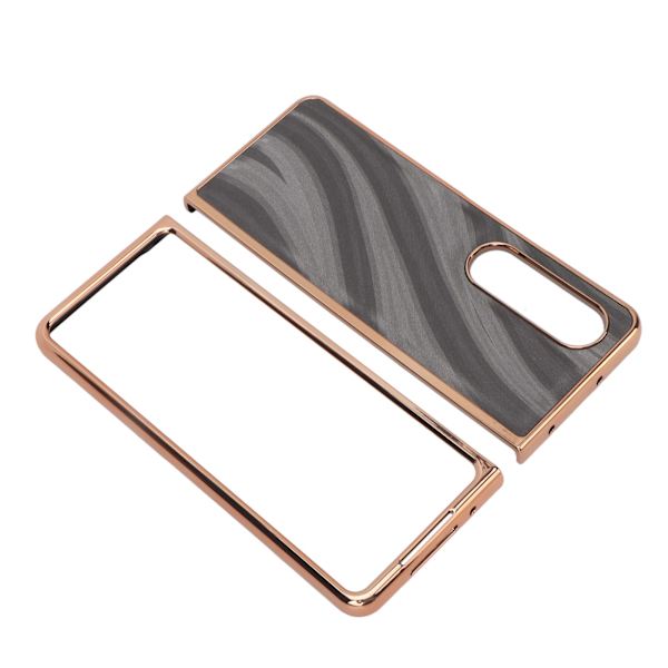Phone case Nano galvanisering Repsäkert Galaxy Texture Folding Cover för Samsung Galaxy Z Fold 4 Grey