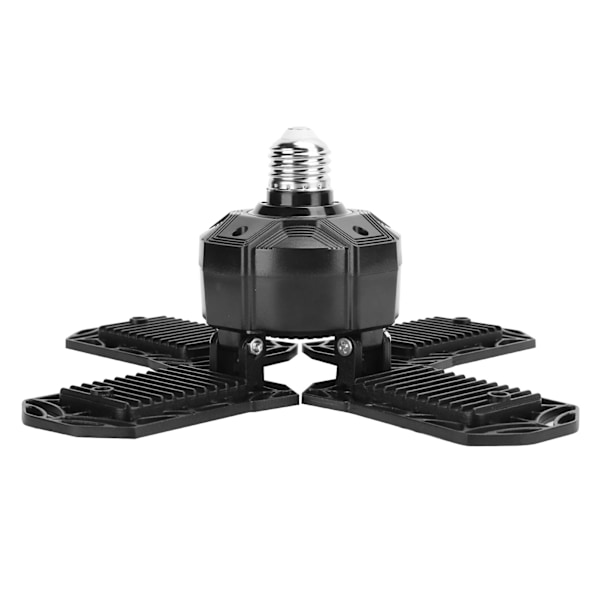 80W 96LED Gruvelampe E27/E26 Base 4 Blad Deformerbar Industriell Takvifte Garasjelys 85‑265V
