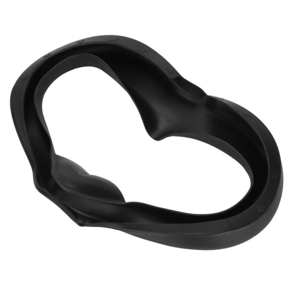 VR Silikonemaske Ansigtsdæksel Svedtæt vaskbar, lystæt standard øjenpude til Oculus Quest 2 VR GamingBlack