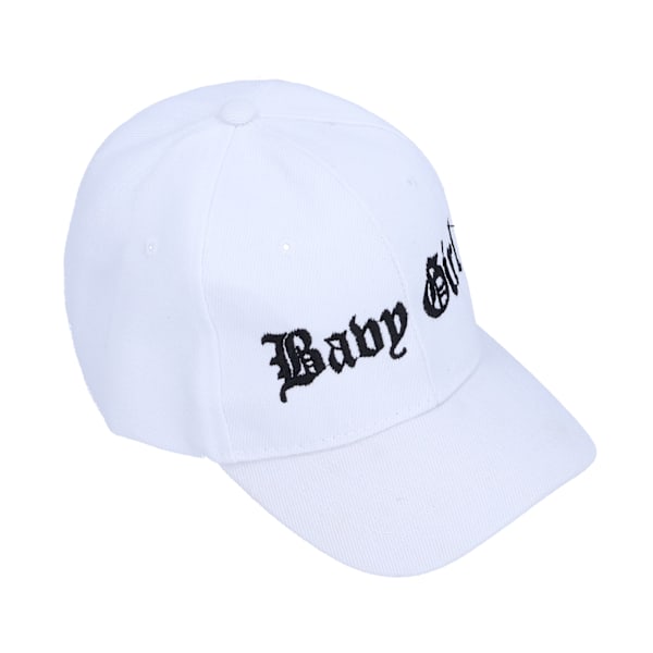 Barnebrodert caps Justerbar Småbarns Baseball Caps Baby Fritidshatt for Alder 15(Hvit C )