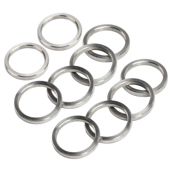 10 st Bricka mellanlägg 15 mm ytterdiameter 12 mm ID rostfritt stål set kit3515-0015-0020