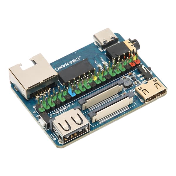For Raspberry Pi Module 4 Board Multi Interface PCB 4K 30fps CM4 Socket USB2.0 CSI-kontakt 5V inngang Mini Base Board