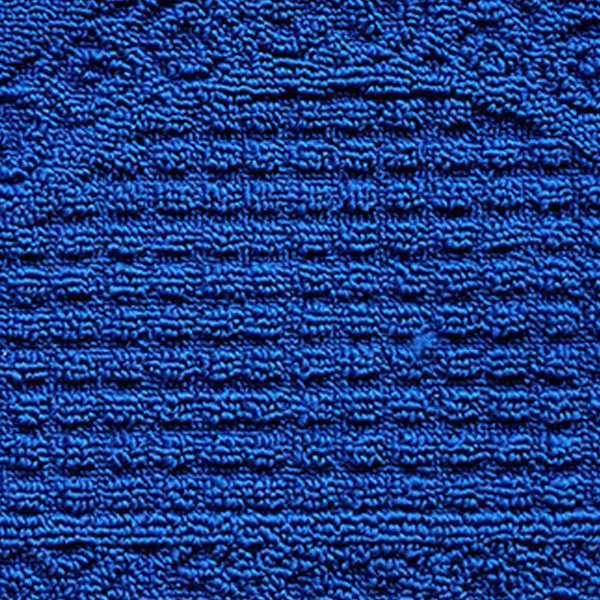 Halvcirkel dörrmatta Halvcirkel golvmatta Dammfälla Polyesterfiber Stark absorption Halkskydd för utomhus inomhus Blå 48x78cm / 18.9x30.7in