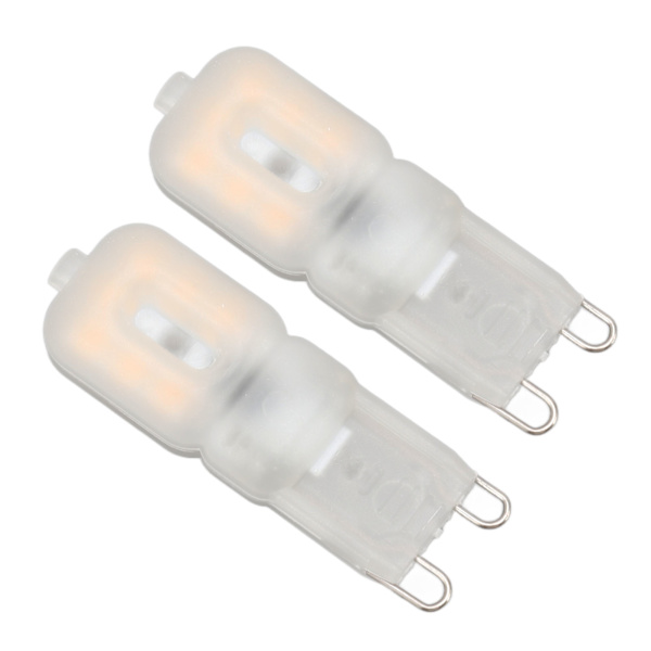 2 kpl G9 LED-lamppuja, ammattimainen 14 LED:tä, korkea kirkkaus 270lm, himmennettävä, korvaavat lamput, 3W, 220V