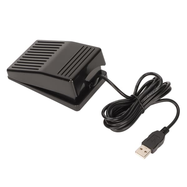 USB-fodpedal mekanisk kontakt multifunktionel enkeltfodpedal med 2 meter kabel til computer
