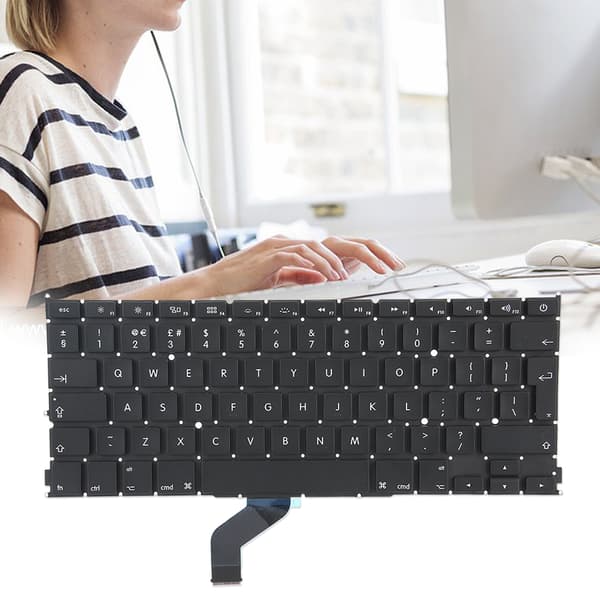 Tastaturudskiftning Følsom berøring Sort UK-layout passer til MACBOOK PRO A1425 13\"