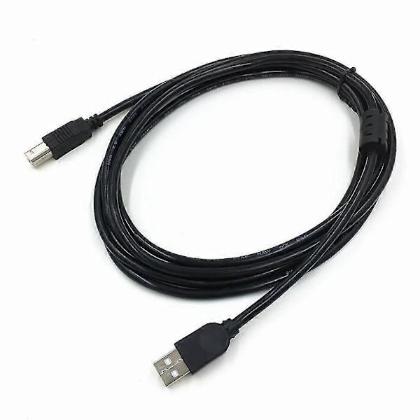 USB-tulostinkaapeli, kaikki tulostimet ja skannerit, 3 metriä, A-B, universaali USB 2.0 -tulostinkaapeli