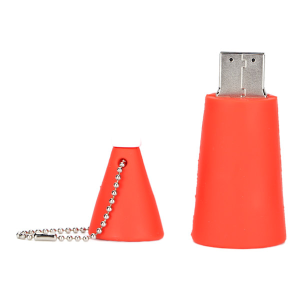 U Disk Holdbar Stærk kompatibilitet Sød julemand USB 2.0 Flash Drive Mobillagerenhed Rød 32GB