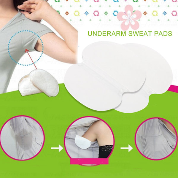 Engangs Svetteabsorberende Underarmsputer Unisex Bomull Armhule Svettebeskyttelse 60 stk