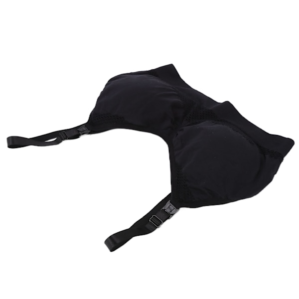 Åndbar håndfri pumpe bh gravide kvinder amme bh amning bh sort XXL