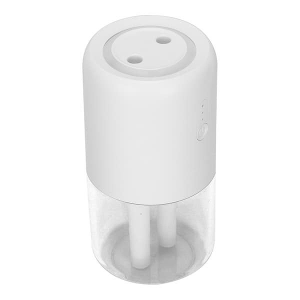 Luftfukter Dobbel Jet 280ml USB-lading Stille 3 Spraymoduser Bærbar Luftfukter for Kontor Soverom Bil