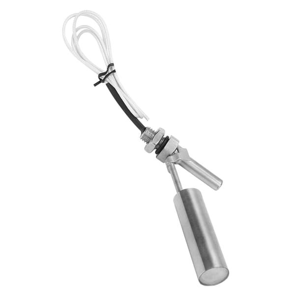 Flydende vandstandsniveau flydesensor kontakt 304 rustfrit stål 10 mm udvendigt gevind DC0-110V