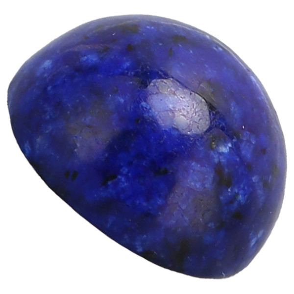20 st Lapis Lazuli Cabochon sten halvrunda pärlor 8 mm platt bakre cover för gör-det-själv