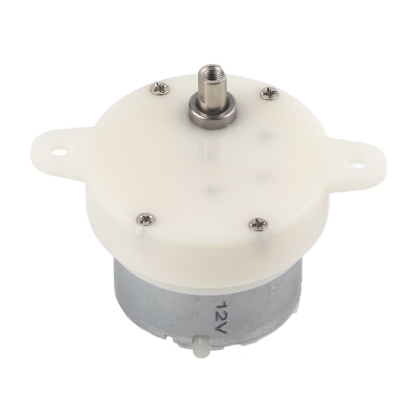 12V Slow Speed ​​Small Geared Motor Gearkasse med Terminal Mute Gear Rotation