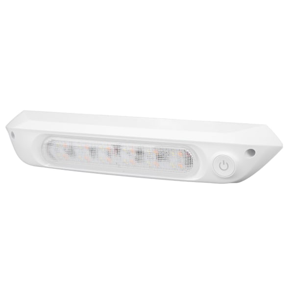 Dual Color LED Markiselys RV Verandalys 8W Vanntett Bruksstripe Lys for Yacht Caravan Hvit Skall