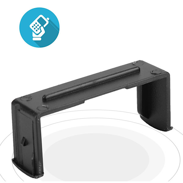 Walkie Talkie Clip To-vejs Radio Original Base Clip til GP3688(Sort)