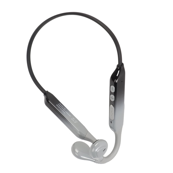 Open Ear Bone Conduction -kuulokkeet Bluetooth 5.0 sisäänrakennettu mikrofoni IP56 vedenpitävät langattomat urheilukuulokkeet juoksuun musta harmaa