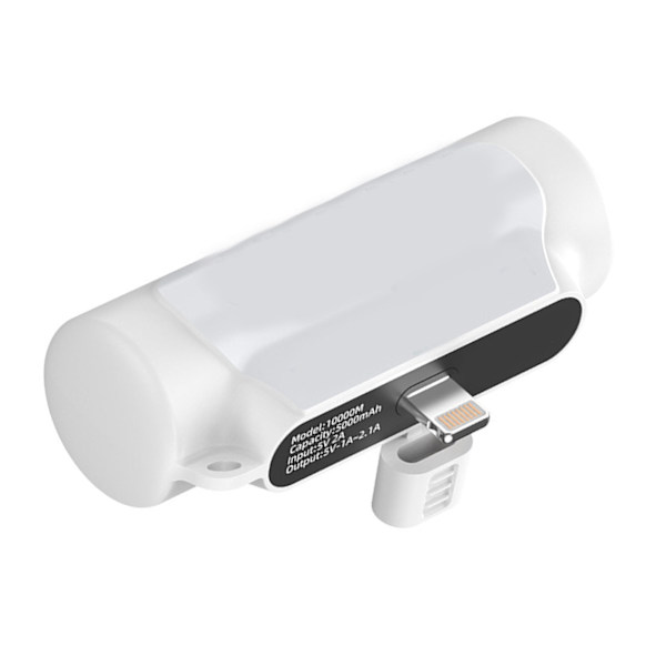 5000mAh Mini Power Bank Anime Oheislaite Sarjakuva Kawaii Pieni Kannettava Laturi Söpö Mobile Power White IOS:lle