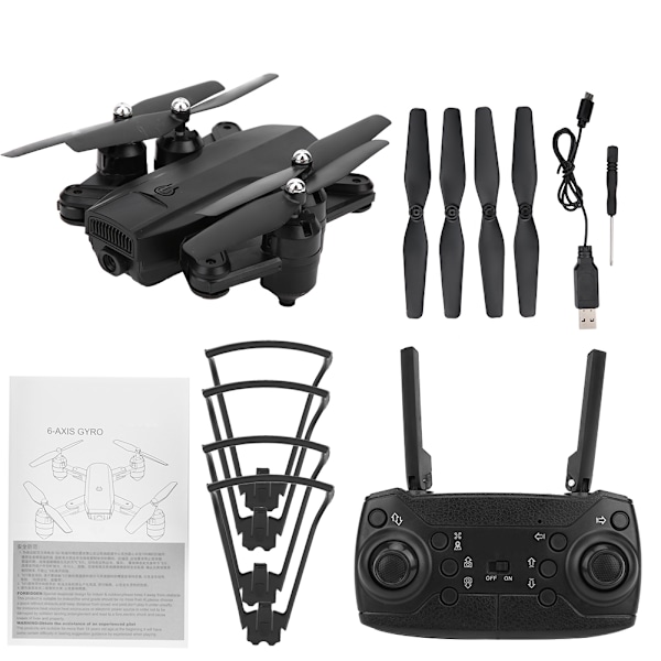RC-drönare optisk flödes-WIFI FPV Smart Follow hopfällbar RC-drönare Quadcopter