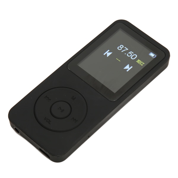 MP3-afspiller med Bluetooth 5.0 1W 8Ω HD-højttaler FM-radio HiFi-lydløs lyd Multifunktion bærbar MP3 MP4 musikafspiller