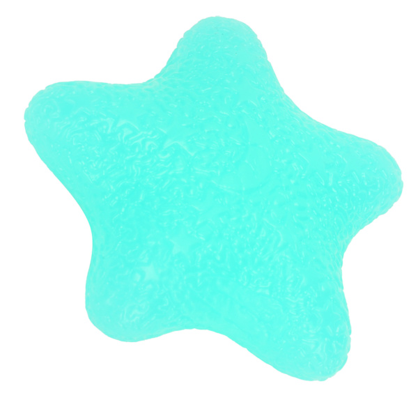 Elastiskt handgrepp Bolla Stjärnform Fingermassage Handledsträning Stress relief Squeeze BallGreen
