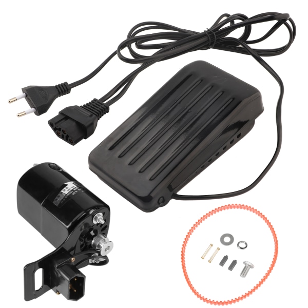 Kotitalousmoottori vanhaan ompelukoneeseen CCW jalkaohjauspoljin set EU Plug 220V