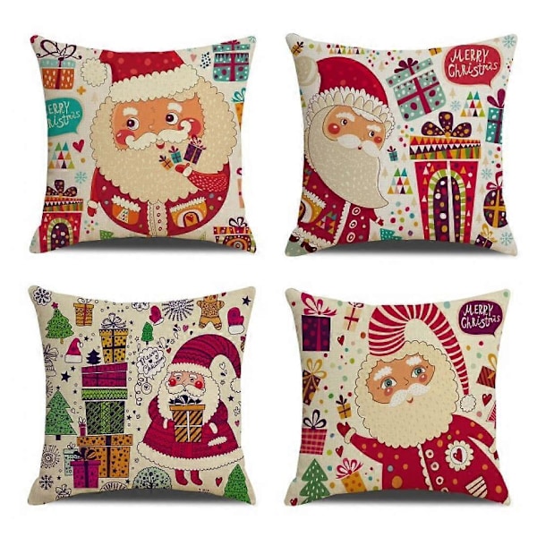 Juleteppe Putetrekk, Juleputetrekk, Juleteppe Putetrekk, Juleputetrekk til Sofa