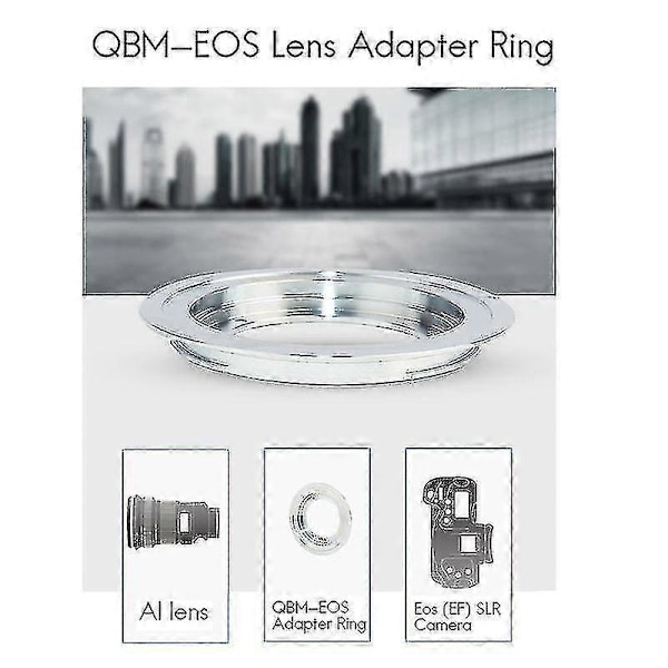 Qbm-eos Linseadapterring For Rollei Qbm Linse Til Canon Eos