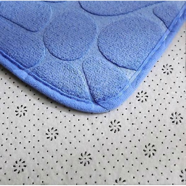 Beige 40*60cm Halkfri Badrumsmatta i Skum, Absorberande Maskintvättbar Badrumsmatta, Maskintvättbar, Duschmatta för Badrum